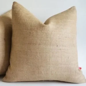 Hot Tablecloth Market Burlap Pillow Cover 18 X 18 inches Inch Rustic Decor
