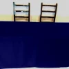 Best Tablecloth Market 4' Ft Fitted Polyester Tablecloth Slit Back Tablecover Trade Show Booth 18 Color"