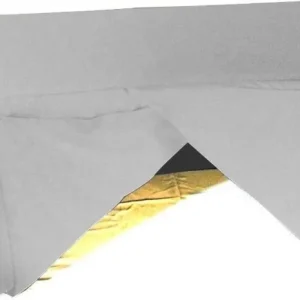 Sale Tablecloth Market 4' Ft. Fitted Slit Open Back Polyester Tablecloth Trade Show Table Cover Grey