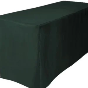 Outlet Tablecloth Market 4' Ft. Fitted Table Cover Waterproof Table Cover Patio Shows Outdoor 10 Colors