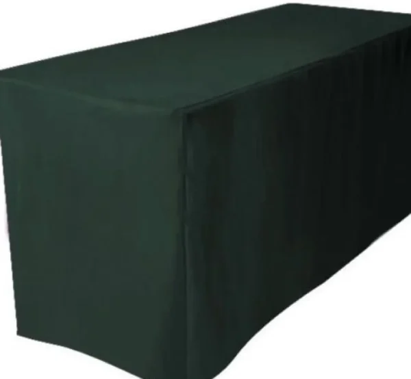 Outlet Tablecloth Market 4' Ft. Fitted Table Cover Waterproof Table Cover Patio Shows Outdoor 10 Colors"