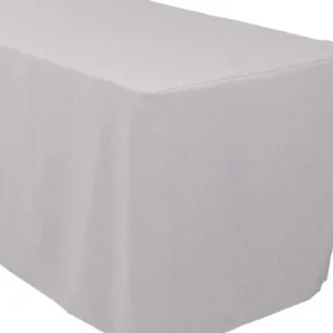 Outlet Tablecloth Market 4' Ft. Fitted Table Cover Waterproof Table Cover Patio Shows Outdoor 10 Colors
