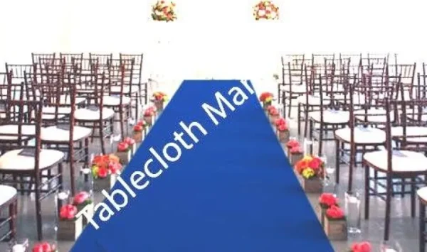 Sale Tablecloth Market 30 Ft Satin Aisle Runner 60" Wide 100% Seamless Fabric Wedding 20 Colors
