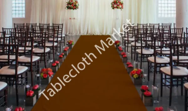 Sale Tablecloth Market 30 Ft Satin Aisle Runner 60" Wide 100% Seamless Fabric Wedding 20 Colors