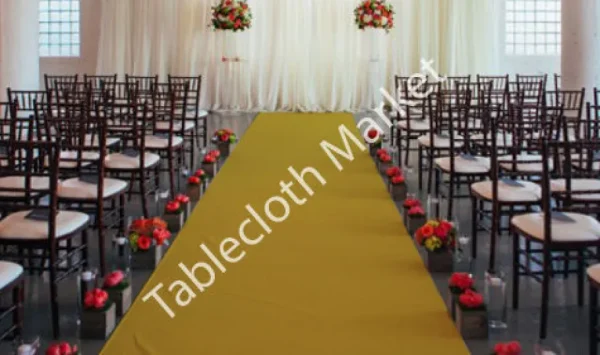 Sale Tablecloth Market 30 Ft Satin Aisle Runner 60" Wide 100% Seamless Fabric Wedding 20 Colors