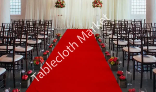 Sale Tablecloth Market 30 Ft Satin Aisle Runner 60" Wide 100% Seamless Fabric Wedding 20 Colors