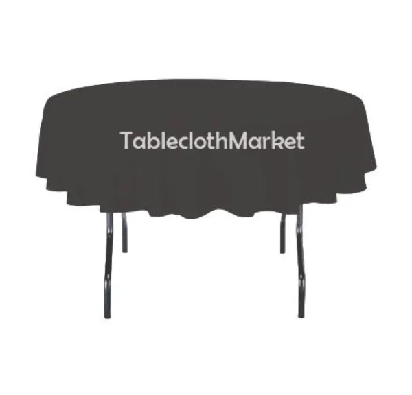 Clearance Tablecloth Market 70" Inch Round Polyester Tablecloth 24 Color Table Cover Wedding Catering Dinner"