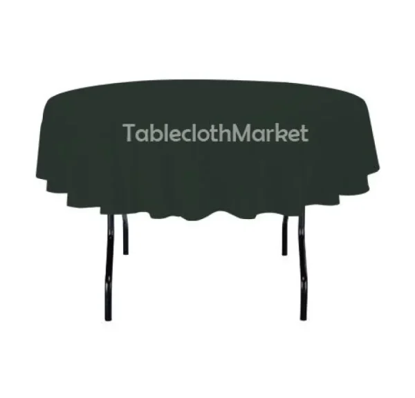 Clearance Tablecloth Market 70" Inch Round Polyester Tablecloth 24 Color Table Cover Wedding Catering Dinner"