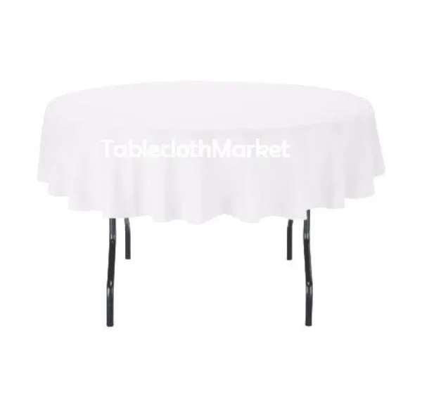Clearance Tablecloth Market 70" Inch Round Polyester Tablecloth 24 Color Table Cover Wedding Catering Dinner"