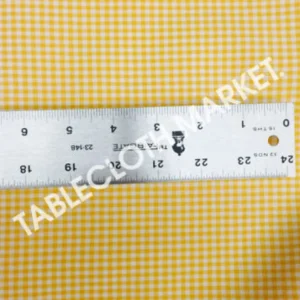 Discount Tablecloth Market MINI CHECKERED GINGHAM POLYESTER FABRIC BY YARD 60