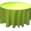 New Tablecloth Market 10 Pack 120" Inch Round Polyester Tablecloth 24 Color Table Cover Wedding Party