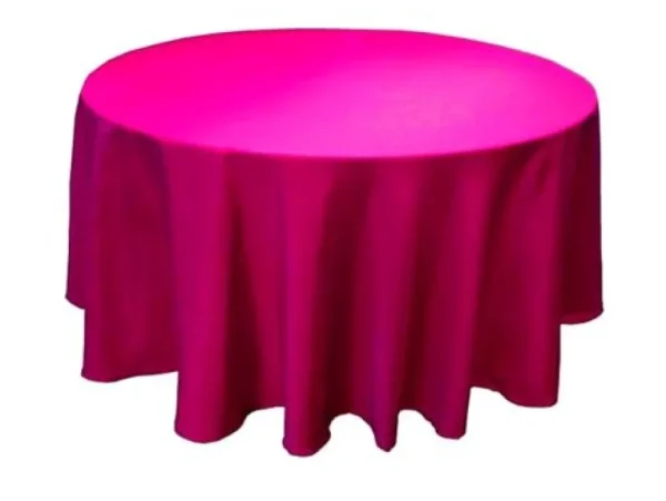 Sale Tablecloth Market 15 Pack 120" Inch Round Polyester Tablecloth 24 Color Table Cover Wedding Party