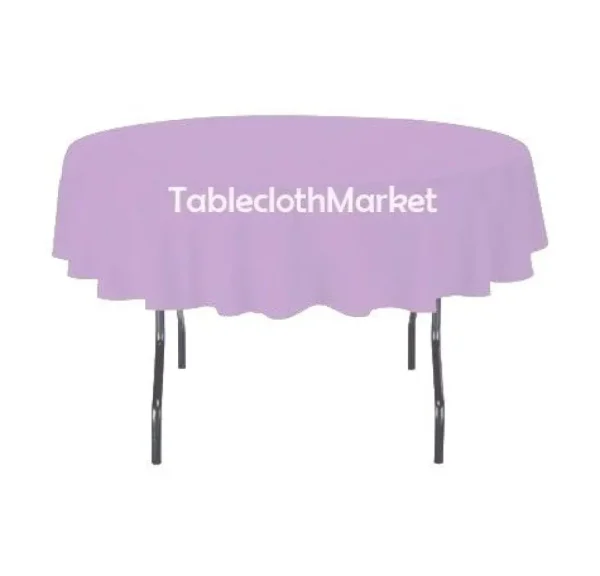 Hot Tablecloth Market 10 Pack 70" Inch Round Polyester Tablecloth 24 Color Table Cover Wedding Banquet"