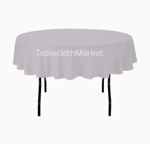 Hot Tablecloth Market 12 Pack 108" Inch Round Polyester Tablecloth 24 Color Table Cover Wedding Party"