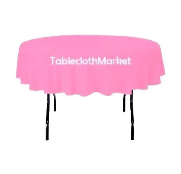 Clearance Tablecloth Market 6 Pack 108" Inch Round Polyester Tablecloth 24 Color Table Cover Wedding Banquet