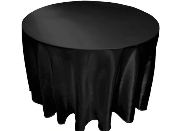 Clearance Tablecloth Market 15 Pack 132" Inch Round Satin Tablecloth 21 Colors Table Cover Wedding Banquet"