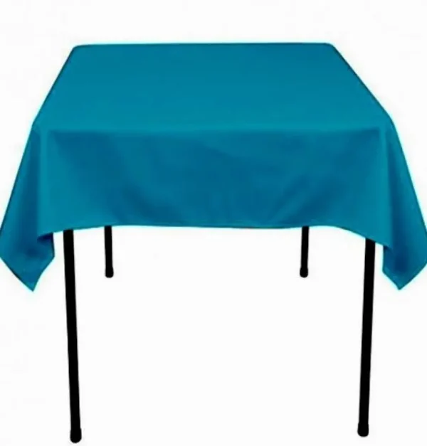 New Tablecloth Market 15 Pack 54" X 54" Square Overlay Tablecloth 100% Polyester Wholesale Wedding"