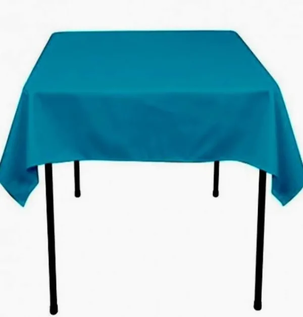 Outlet Tablecloth Market 30 Pack 54" X 54" Square Overlay Tablecloth 100% Polyester Wholesale Wedding"
