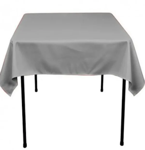 New Tablecloth Market 15 Pack 54" X 54" Square Overlay Tablecloth 100% Polyester Wholesale Wedding"