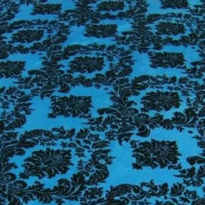 Fashion Tablecloth Market 12 Pack Flocked Taffeta Damask 12