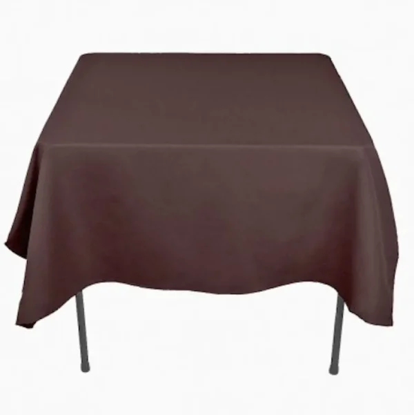 Discount Tablecloth Market 10 Pack 90"x 90" Square Overlay Tablecloth 100% Polyester Wholesale Wedding"