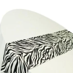 Online Tablecloth Market 6 Pack Zebra Flocking Taffeta 12