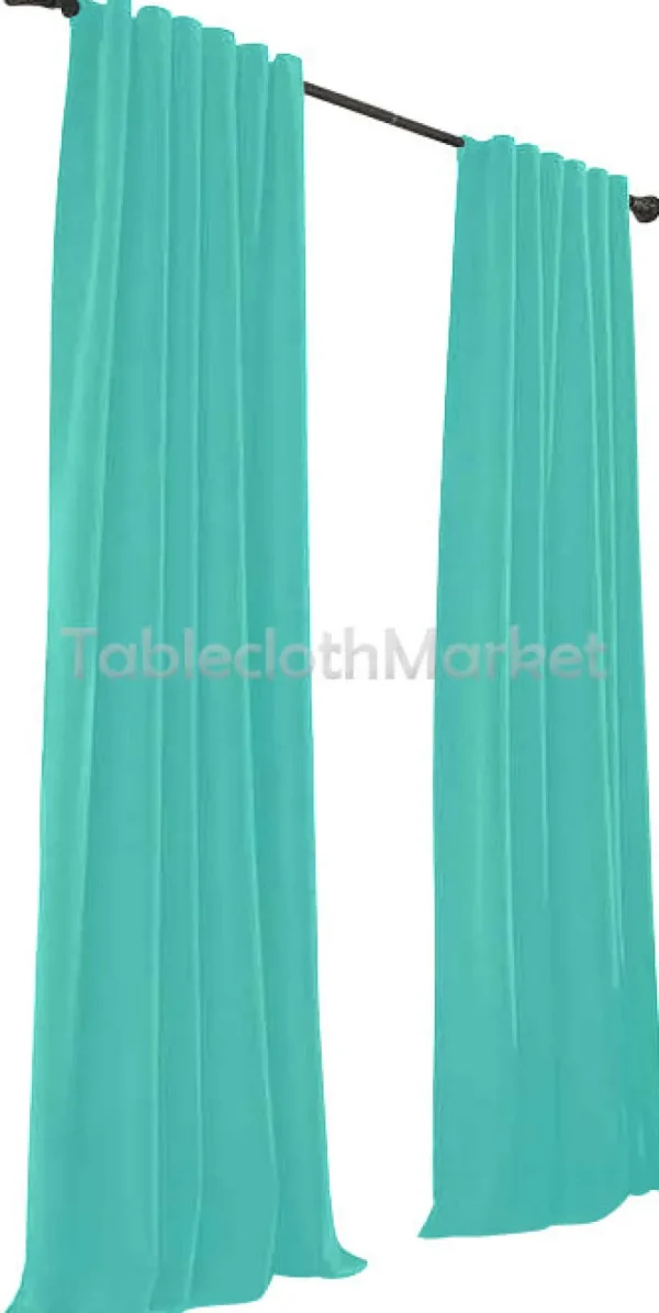 Discount Tablecloth Market 2 Polyester Panel Curtain 60 Wide X 108 Length Backdrop Background 24 Colors"