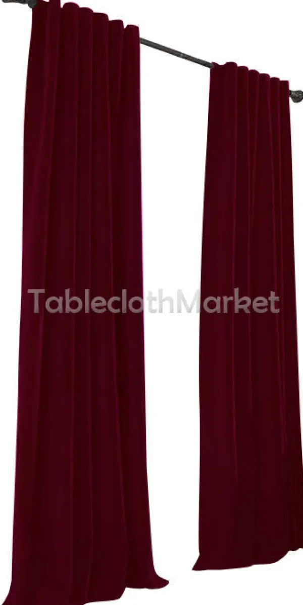 Discount Tablecloth Market 2 Polyester Panel Curtain 60 Wide X 108 Length Backdrop Background 24 Colors"