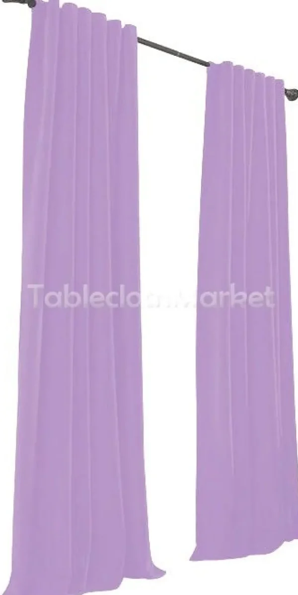 Discount Tablecloth Market 2 Polyester Panel Curtain 60 Wide X 108 Length Backdrop Background 24 Colors"