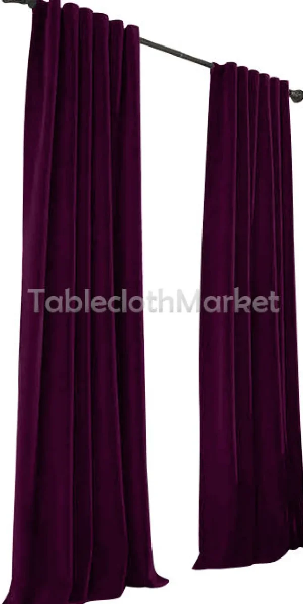 Discount Tablecloth Market 2 Polyester Panel Curtain 60 Wide X 108 Length Backdrop Background 24 Colors"