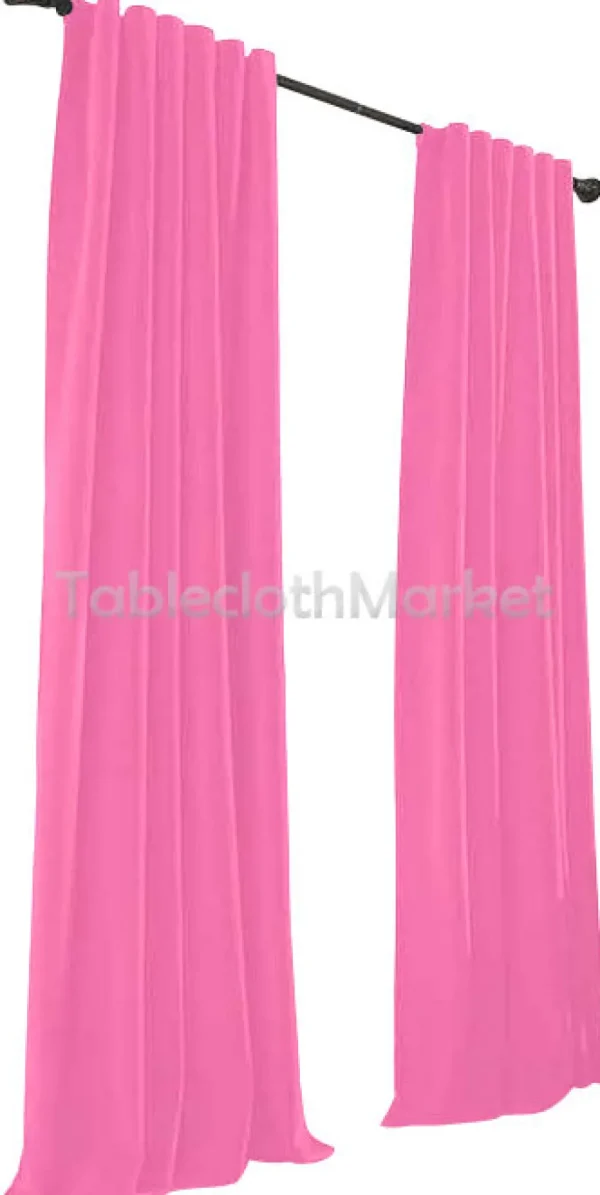 Discount Tablecloth Market 2 Polyester Panel Curtain 60 Wide X 108 Length Backdrop Background 24 Colors"