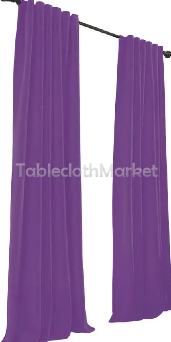 Discount Tablecloth Market 2 Polyester Panel Curtain 60 Wide X 108 Length Backdrop Background 24 Colors"