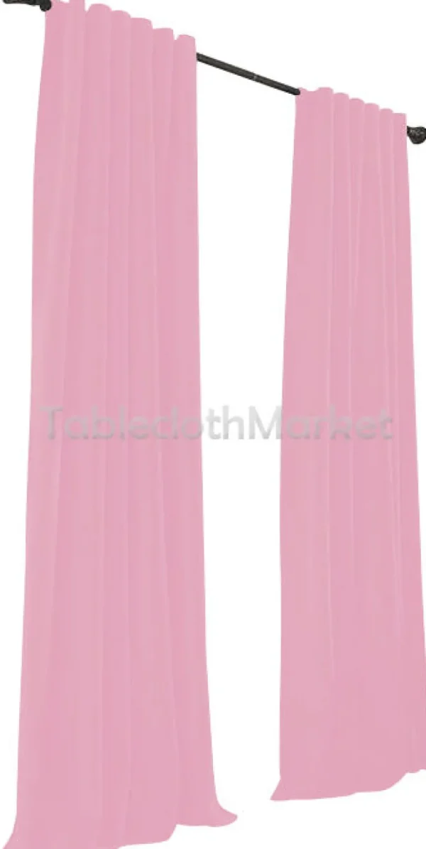 Discount Tablecloth Market 2 Polyester Panel Curtain 60 Wide X 108 Length Backdrop Background 24 Colors"