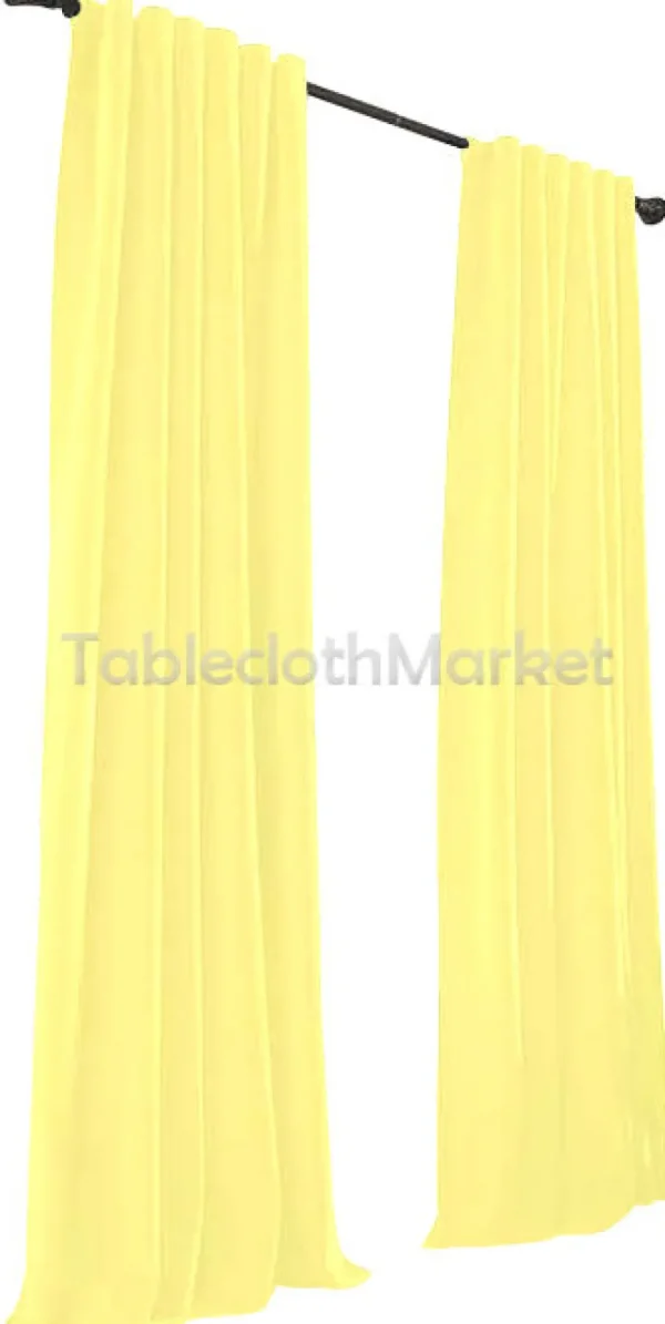 Discount Tablecloth Market 2 Polyester Panel Curtain 60 Wide X 108 Length Backdrop Background 24 Colors"