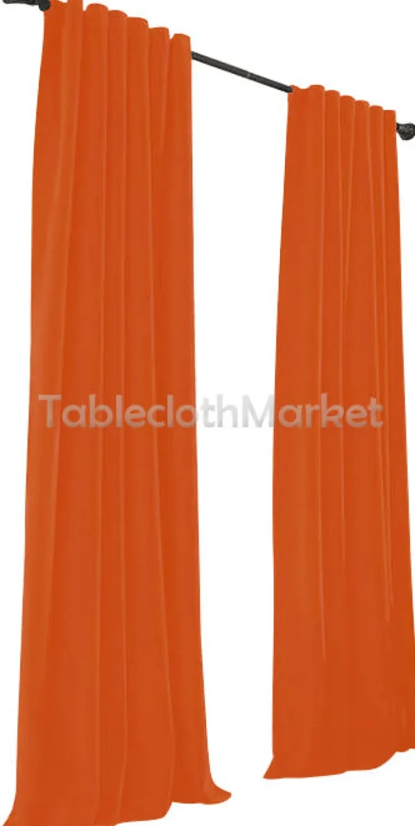 Discount Tablecloth Market 2 Polyester Panel Curtain 60 Wide X 108 Length Backdrop Background 24 Colors"