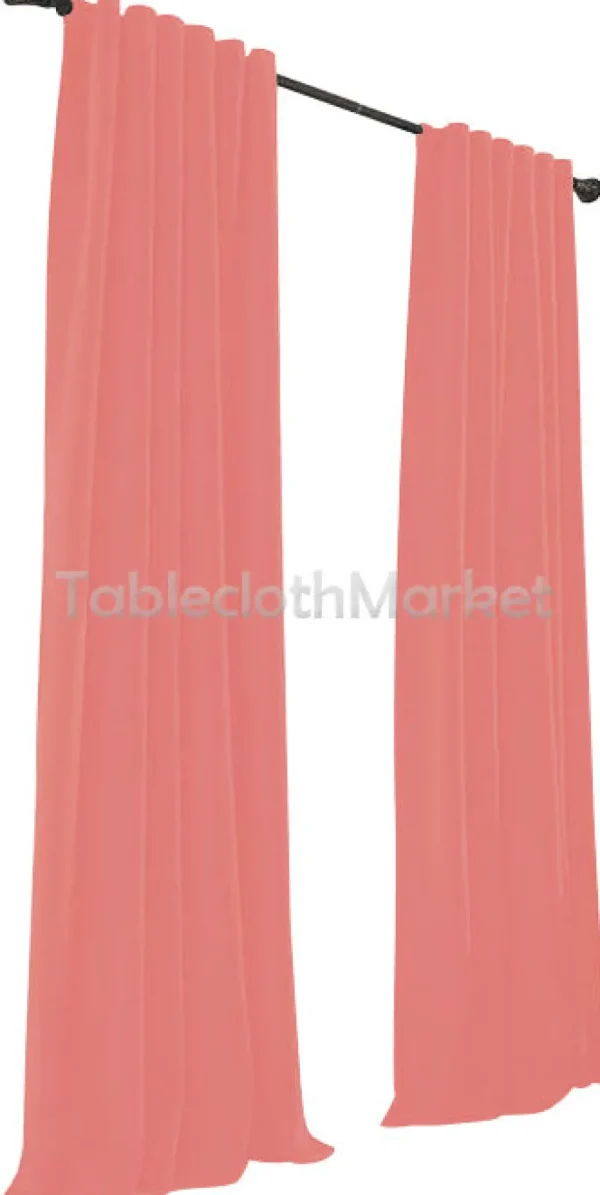 Discount Tablecloth Market 2 Polyester Panel Curtain 60 Wide X 108 Length Backdrop Background 24 Colors"
