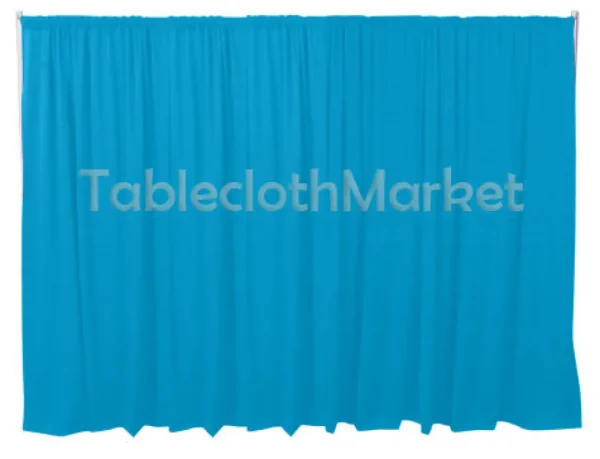 Fashion Tablecloth Market 16 X 5 Ft Backdrop Background For Pipe And Drape Displays Polyester 24 Colors"