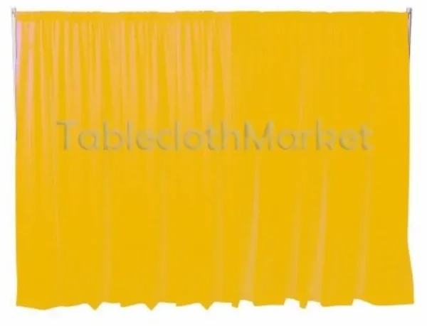 Fashion Tablecloth Market 16 X 5 Ft Backdrop Background For Pipe And Drape Displays Polyester 24 Colors"