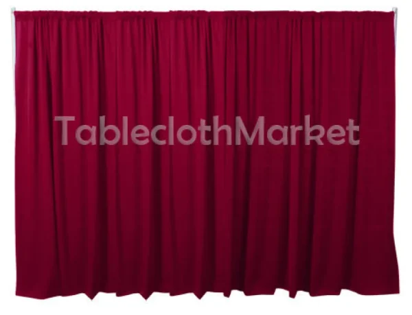 Fashion Tablecloth Market 16 X 5 Ft Backdrop Background For Pipe And Drape Displays Polyester 24 Colors"