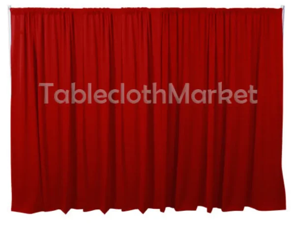 Fashion Tablecloth Market 16 X 5 Ft Backdrop Background For Pipe And Drape Displays Polyester 24 Colors"