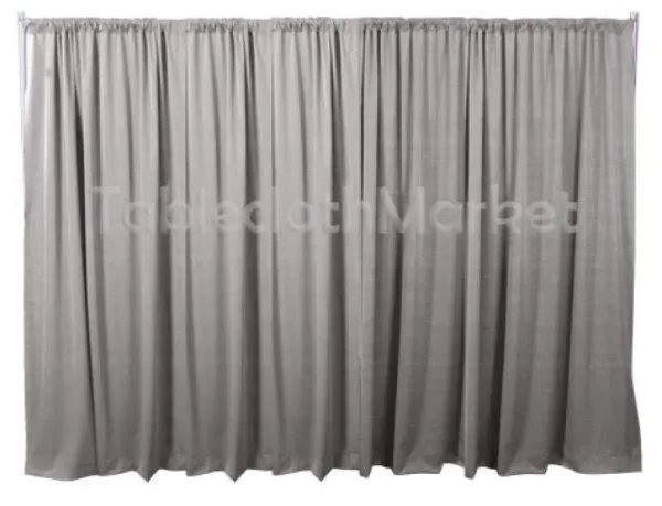Fashion Tablecloth Market 16 X 5 Ft Backdrop Background For Pipe And Drape Displays Polyester 24 Colors"