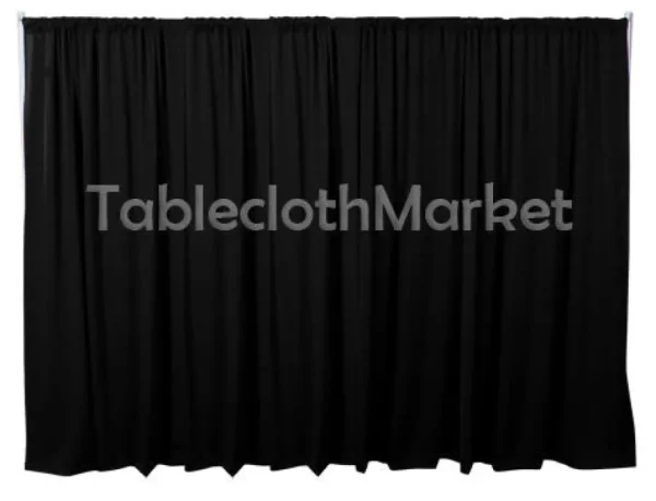 Fashion Tablecloth Market 16 X 5 Ft Backdrop Background For Pipe And Drape Displays Polyester 24 Colors"