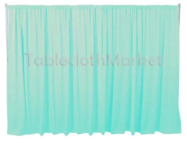 Fashion Tablecloth Market 16 X 5 Ft Backdrop Background For Pipe And Drape Displays Polyester 24 Colors"