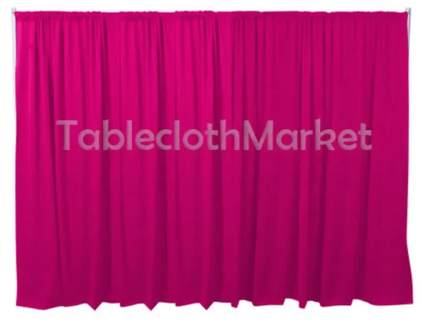 Fashion Tablecloth Market 16 X 5 Ft Backdrop Background For Pipe And Drape Displays Polyester 24 Colors"