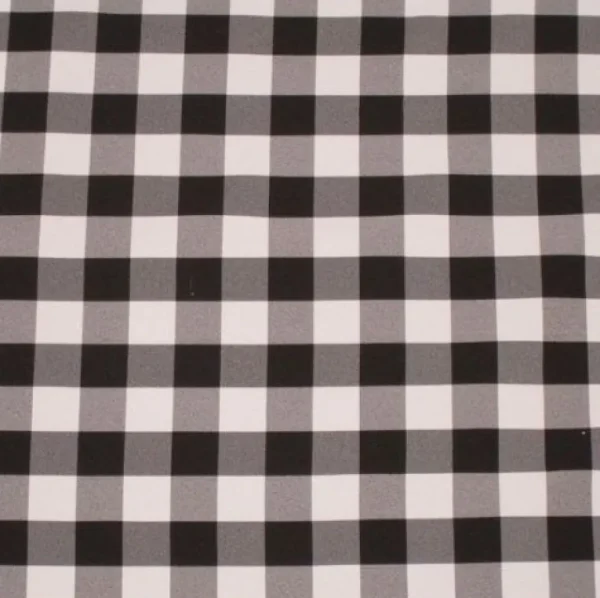 Discount Tablecloth Market 25 Yards Checkered Fabric 60" Wide Gingham Buffalo Check Tablecloth Fabric Decor"