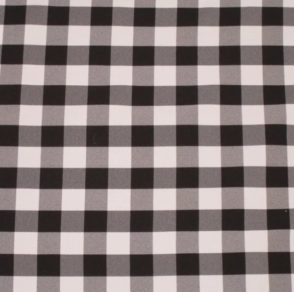 Discount Tablecloth Market 10 Yards Checkered Fabric 60" Wide Gingham Buffalo Check Tablecloth Fabric Decor"