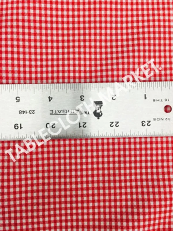 Sale Tablecloth Market 10 Yards Mini Checkered Gingham Polyester Fabric By Yard 60" Inch 6 Colors"