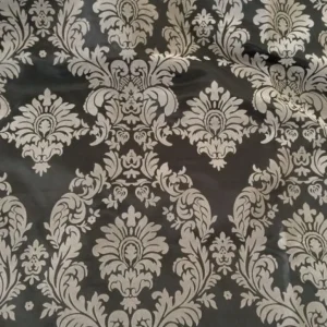 New Tablecloth Market 5 Yards Royal Grey Black Flocking Damask Taffeta Velvet 15ft Fabric 58